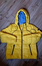 EDC Esprit Damen Daunenjacke Winterjacke Steppjacke Gelb 3M Thinsulate Gr L - XL