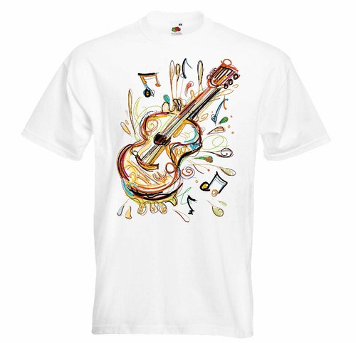 Shirt gitarre geige - t-shirt, bass