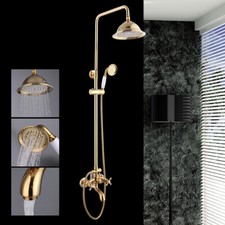 Gold Duschset Duscharmatur