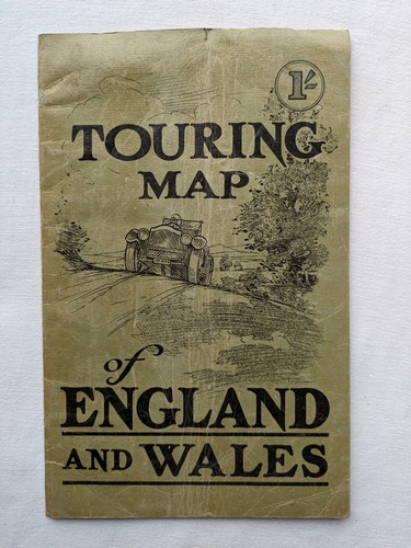 Vintage touring map england - vintage,