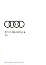 AUDI A4 / S4 / A4 S4 AVANT.Betriebsanleitung 2018 B9 Bordbuch allroad quattro BA