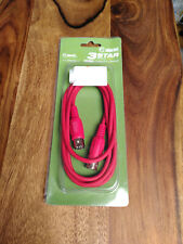 Midikabel 1,5 m Rot Adam Hall