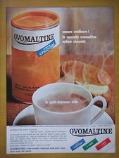 PRESSEWERBUNG 1964 FRÜHSTÜCK OVOMALTINE AROMA SCHOKOLADE - ADVERTISING