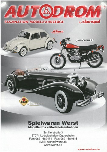 Modellautos prospekt autodrom - modellautos,