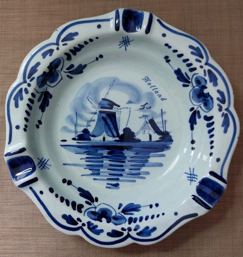 Vintage blauw delfts - blauw,
