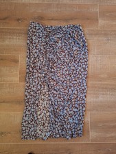 Zara sommer rock midi blumen - l,