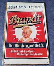 Blechschild 20cm x 30cm Brandt