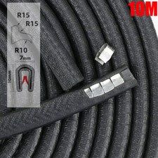 10 METER Kantenschutz Kantenschutzprofil schwarz Keder Band Klemm Profil Gummi