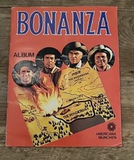 Americana BONANZA Sammelbilderalbum von 1974 - ca. 90% gefüllt, guter Zustand 