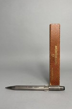 " MONTBLANC " Pix-O-Mat 4 Farben Kugelschreiber massiv 935er Silber Vintage