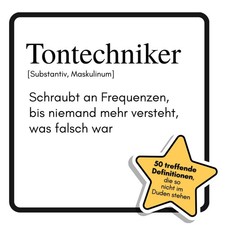 Tontechniker Schraubt an