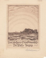 Glückwunsch Radierung Gerhard