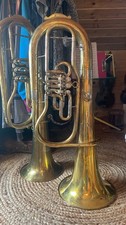 tenorhorn bariton gerade bauart mini tuba Bb + gigbag + mundstück/spielbereit
