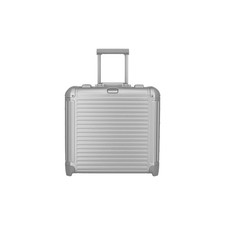 Travelite Next Business Wheeler – Aluminium Trolley (Silber, 34L, Bordgepäck)