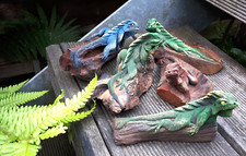 5 Stück  Figur Leguan