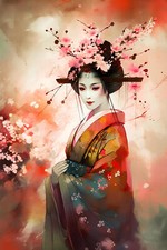 Wandbild: Schöne asiatische