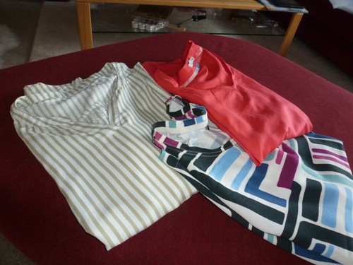 3er pack damen blusen - blusen,, 2x