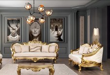 Luxus Sofagarnitur 3+3 Sitzer