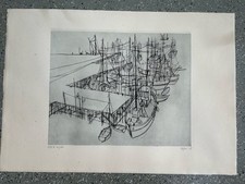 otto eglau Radierungun Handsigniert Limitiert 2 Stück 