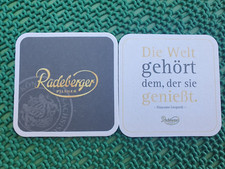 Bierdeckel radeberger - bierdeckel,
