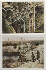 48/2 SAMMELBILD - ERSTER WELTKRIEG - VERMESSUNGSTRUPP - PREßLUFTBOHRER - SOLDAT