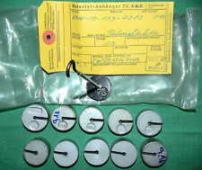 LOT: 10x 50g-1x 20g Gewicht  PHYWE Unterricht Waage Messing V4A BUND Eichgewicht