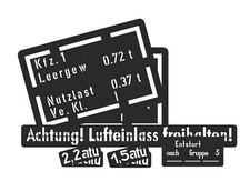 VW KDF Beetle 82E WW2 Stencils