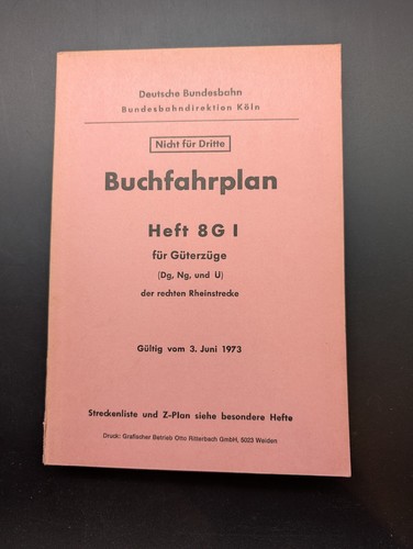 Buch buchfahrplan heft - 8, g