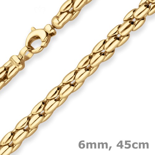 6mm fantasiekette goldkette - 6mm,