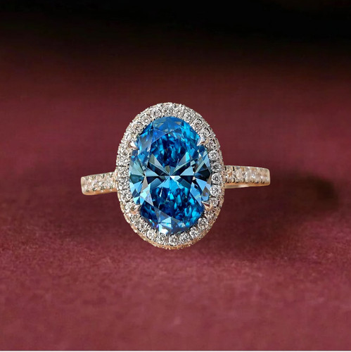 950 platin fancy vivid blue - 950,