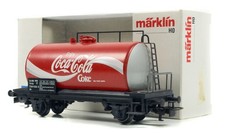 H0 Märklin Basis 4443 Kesselwagen Zc SJ Epoche IV Coca Cola, OVP