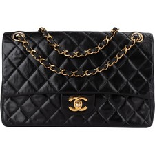 Chanel     Medium Double Flap Shoulder Bag Coco CC Tasche