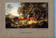 Kunstblatt - Brautzug - nach Gemälde Ludwig Richter