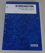Betriebsanleitung Volvo Penta Motor 3.0L - 8.1L / SX-A / DPS-A / XDP-B 12/2008