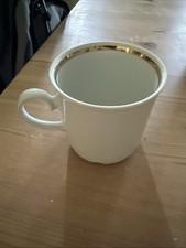 Tasse Mitterteich Bavaria Weis Goldrand