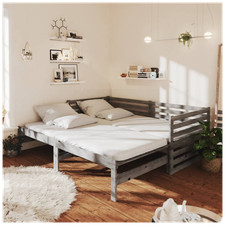 Daybed massiv Kiefernholz grau