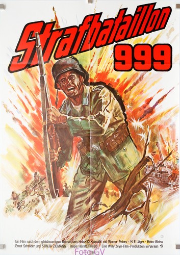 Plakat strafbataillon 999 1959 - 999,