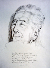 Mutter auf dem Sterbebett