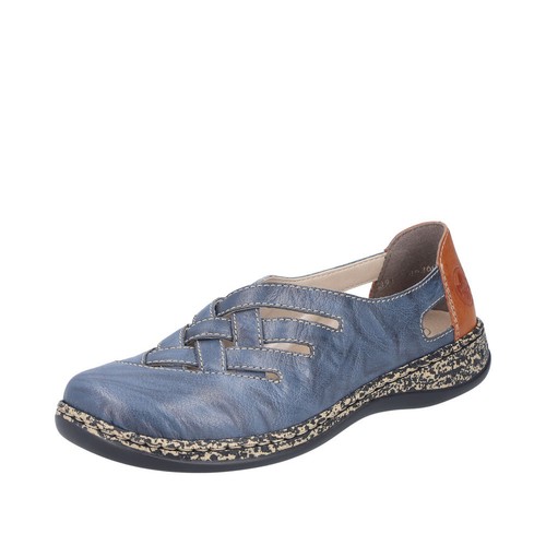 Rieker damen slipper aus leder - rieker,