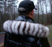 Polarfuchs Pelz Kapuze Kragen