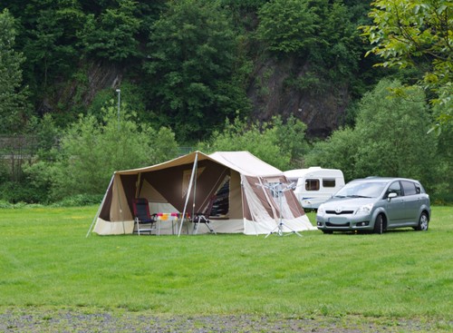 Faltcaravan - , (zeltanhänger)