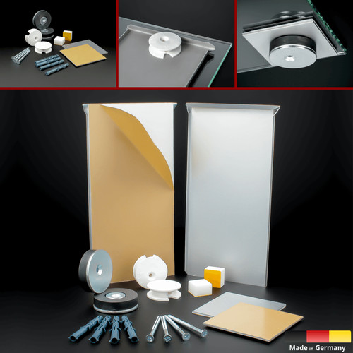 Magnet spiegelmontage set bis - spiegelmontage-set,