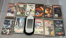 Sony PSP E1004 Ice White Handheld Spielkonsole - Weiß - + 12 Spiele dazu !