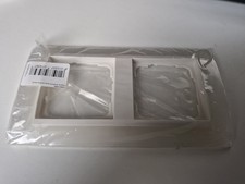 Gira Event 0212334 Abdeckrahmen 2-fach reinweiß hochglanz Opak weiß