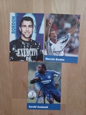 3x FC Schalke 04 Gerald Asamoah  Marcelo Bordon Autogrammkarten Marburger