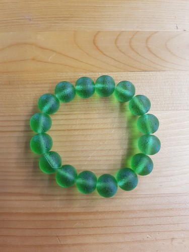 Wuchtiges armband aus moldavit - wuchtiges,