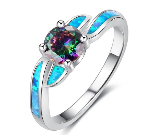 E05 eleganter ring blauer - e05,