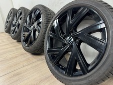 Orig. VW Golf 8 VIII Winterräder Bergamo GTI R 18 Zoll Black 7mm DOT22 NEUW