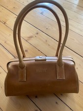 Handtasche Arzttasche Cognac