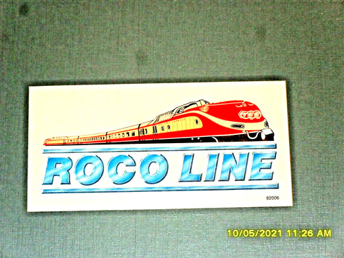 Aufkleber sticker roco - /,
